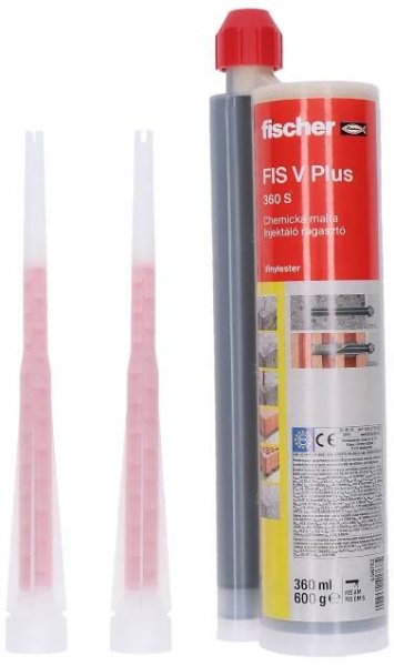 Chemická injektážní malta Fischer 360ml +2x michací hrot | Kovian CZ
