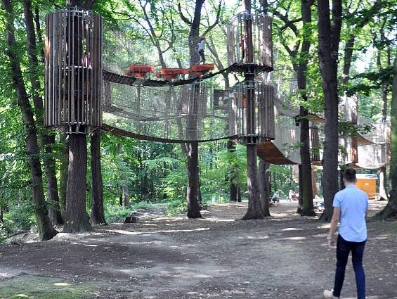Lanový park v Oseku navštívilo více lidí než loni