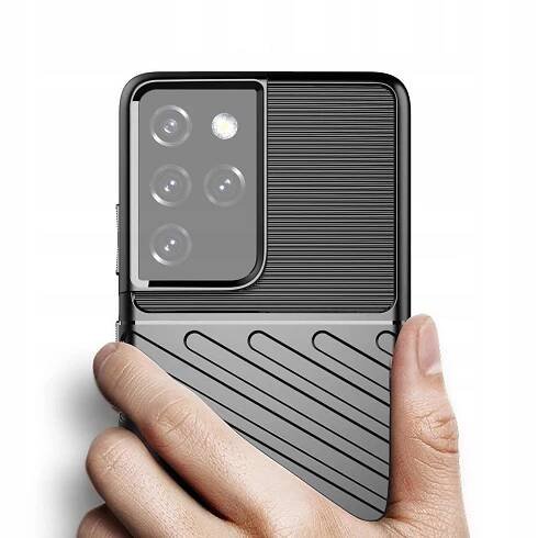 Thunder Case pouzdro kryt pouzdro obal Samsung Galaxy S22 Ultra černé Značka Forcell