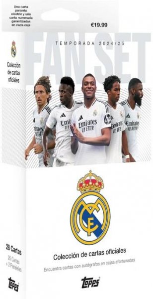 2024-25 Topps Real Madrid CF Fan Set Box