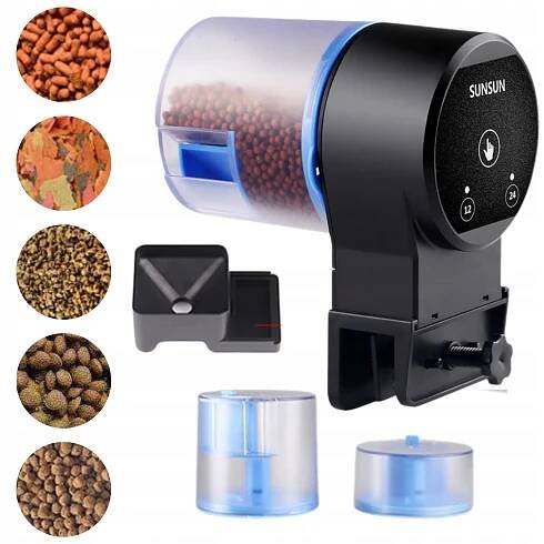 AUTOMATICKÉ KRMÍTKO PRO RYBY DO AKVÁRIA DÁVKOVAČ KRMIVA KRMENÍ