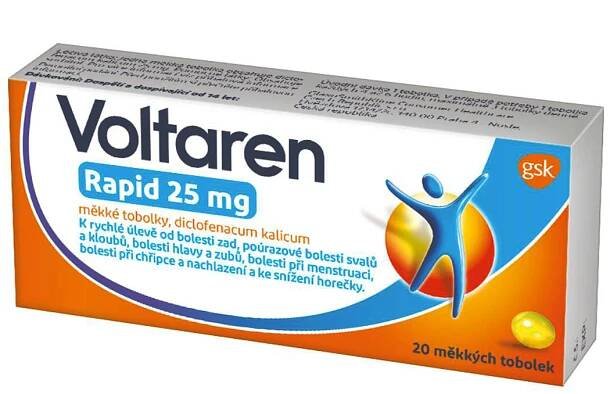 Voltaren Rapid 25mg 20 tobolek