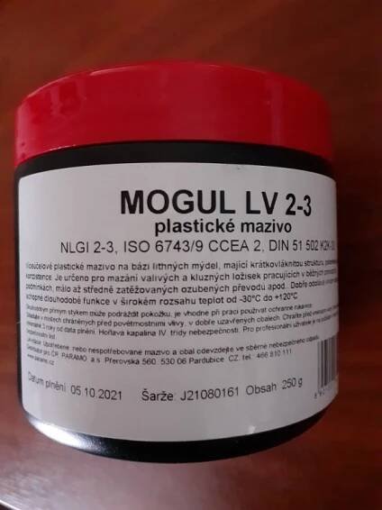 Mazivo plastické MOGUL LV 2-3 250g