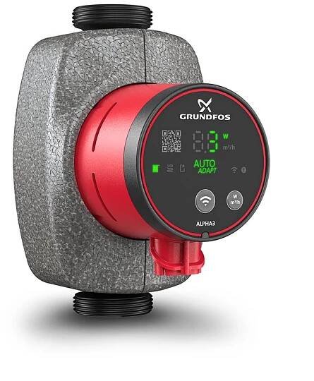 GRUNDFOS ALPHA3 energeticky úsporná regulovaná čerpadla