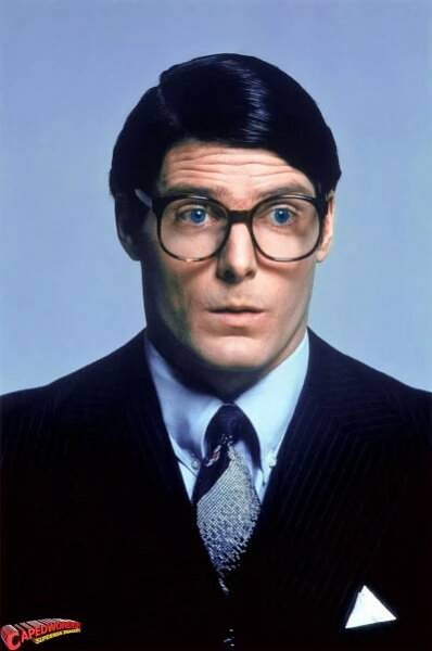 Their dad as Clark Kent