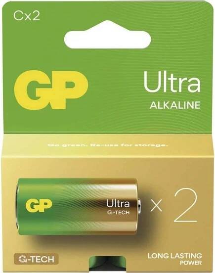 baterie GP Ultra Alkaline C LR14 2ks