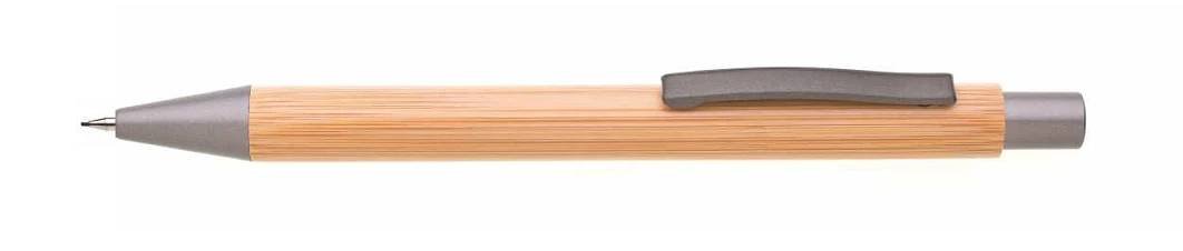 Mikrotužka bambus/kov RIVET, šedá