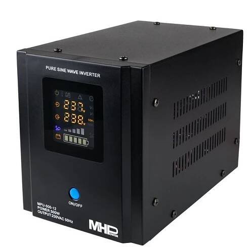 MHPower MPU-500-12, UPS, 500 W, čistý sinus, 12V, MPU-500-12