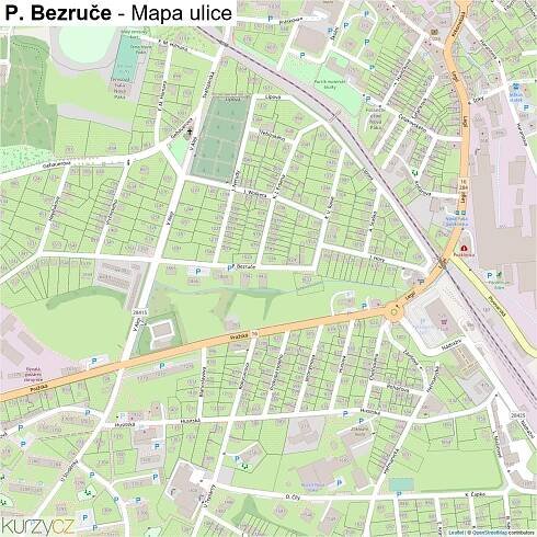 P. Bezruče - mapy | Kurzy.cz