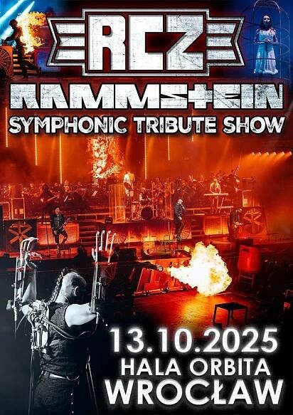RCZ Rammstein Tribute Symphonic Show, Wroclaw pondělí, 13 října 2025