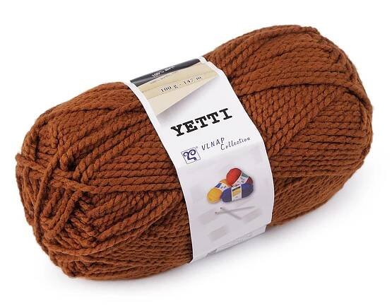 Pletací příze Yetti 100 g, barva 26 (53164) hnědá od 65 Kč - NajduZboží.cz
