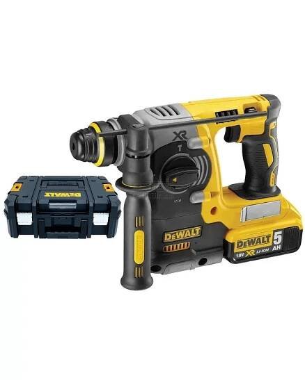 Aku bezuhlíkové kladivo 18 V XR Li-Ion 2x5,0 Ah DeWALT DCH273P2T
