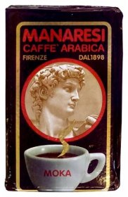 Manaresi Italian Espresso Moka 250g vacuum packed ground coffee