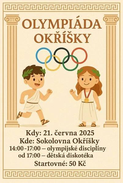 Dětská Olympiáda Okříšky - TřebíčLive.cz - Akce v Třebíči a okolí