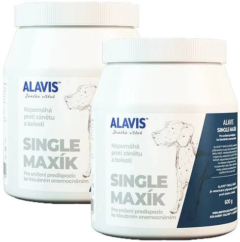 2x Alavis Single Maxík pro psy 600g