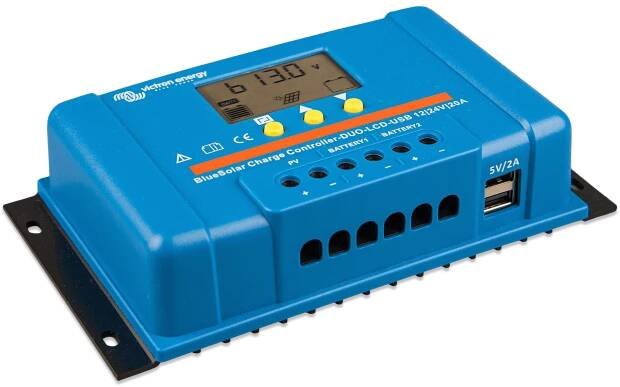 BlueSolar Charge Controller DUO LCD USB 12/24V-20A (right) thumbnail