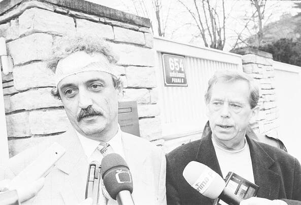 Pavel Dostál po napadení v roce 1997 (7.2.1997)