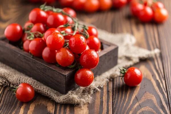 Rajčata cherry na větvičce (odr. Creativo), střapec