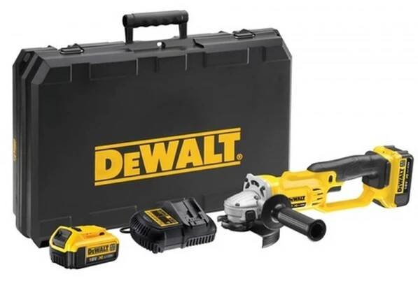 DeWALT DCG412M2 Aku úhlová bruska 125 mm XR 18 V Li-Ion (2x 4,0 Ah) kufr