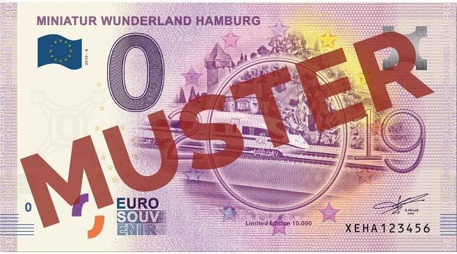 Euro-Souvenirscheine | Miniatur Wunderland Hamburg