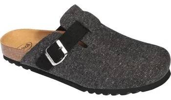 Scholl AMIATA MAN - pánská zdravotní domácí obuv barva šedá (Velikost 41)