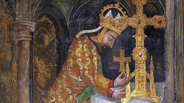 Jan Zhořelecký a jeho rodina, otec Karel IV. bratři Václav IV. a Zikmund Lucemburský
