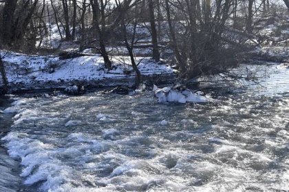 Rampouchy, kry, ledopády. Řeka Morava láká výletníky i v zimě