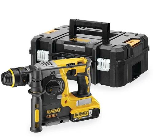 Aku kombinované kladivo DeWALT DCH273P2T-QW, 2 x 18V XR 5 Ah