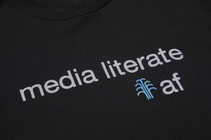 media literate close shirt