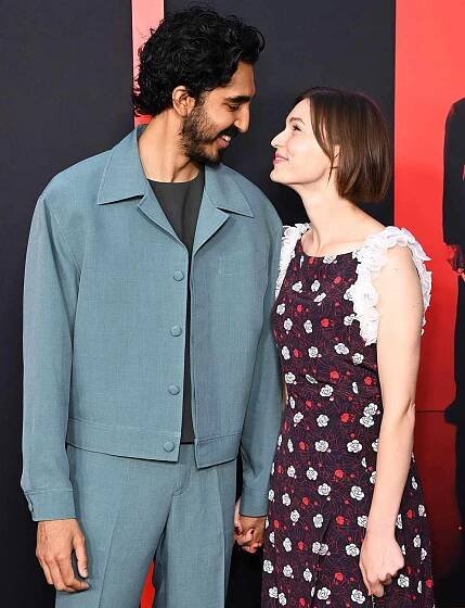 Dev Patel and Tilda Cobham-Hervey attend Los Angeles Premiere Of Universal Pictures "Monkey Man" at TCL Chinese Theatre on April 03, 2024 in Hollywood, California.