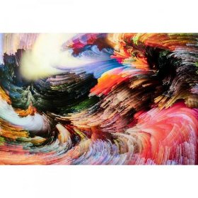 Skleněný obraz Abstrakce Galaxie 150x100cm | KARE Design