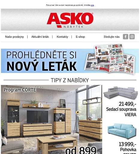 Únorový leták s akčními nabídkami _