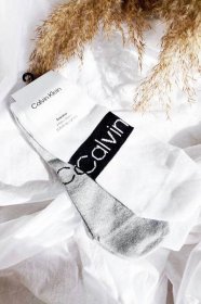 Calvin Klein pánské ponožky Intense Power 2 páry - bílá, šedá