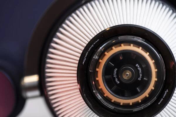 Close-up of Dyson Zone’s filters