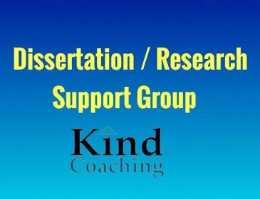 Dissertation Support Group: Humanities and Social Sciences Research