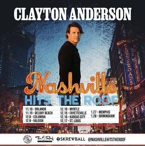 Nashville Hits The Roof: Clayton Anderson Announces Tin Roof Tour Across Seven States