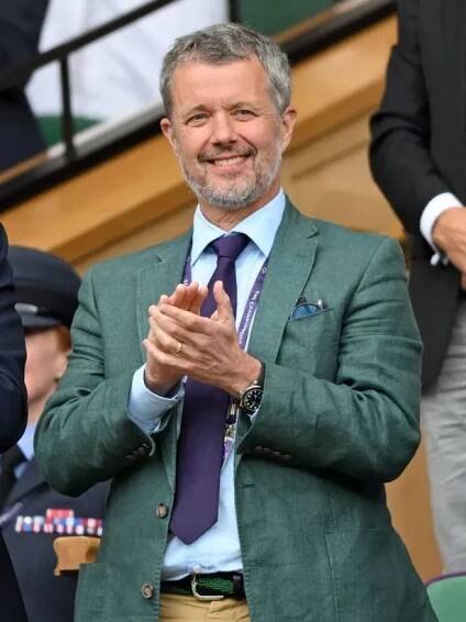 Crown Prince Frederik of Denmark was also in the Royal Box