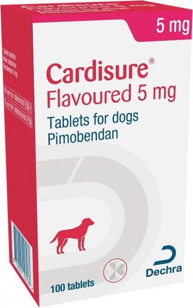 Cardisure 5mg ochutené tablety pre psy ⋆ CYMEDICA - partner pre veterinárnych lekárov