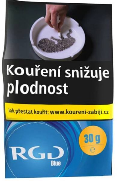 RGD Blue tabák cigaretový 30 g x 10 ks