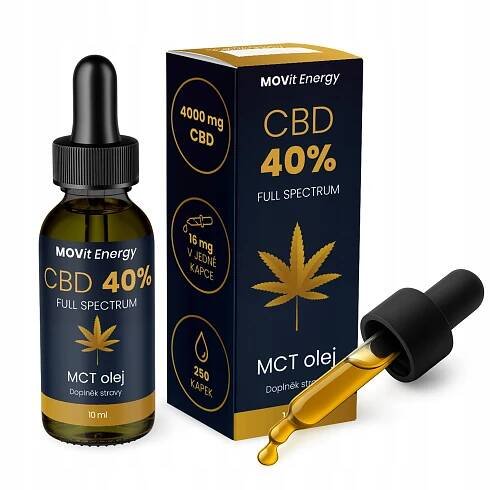 MOVit CBD 40% Full Spectrum MCT olej 10ml