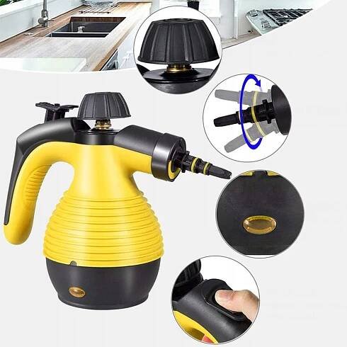 PARNÍ ČISTIČ, PARNÍ ČISTIČ, ZAŘÍZENÍ NA ČIŠTĚNÍ OKEN, SKLA, ČALOUNĚNÍ, SADA za 690.00CZK - Allegro