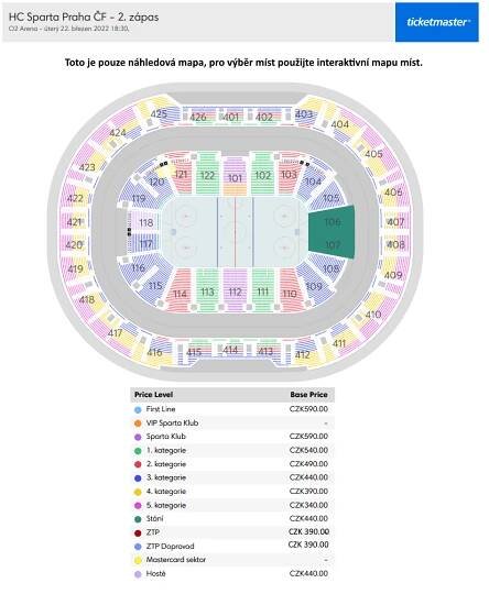 HC SPARTA PRAHA – BÍLÍ TYGŘI LIBEREC – O2 arena