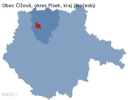 Čížová v kraji Jihočeský