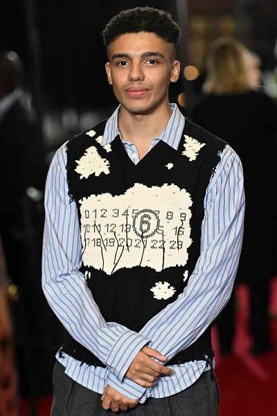 Jay Lycurgo attends the UK Premiere of "Small Things Like These" at The Curzon Mayfair on October 24, 2024 in London, England.