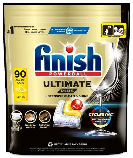 Finish Ultimate Plus All in 1 Lemon kapsle do myčky nádobí
