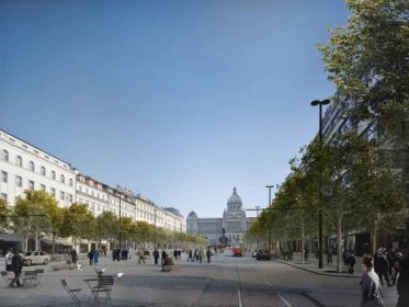 Dokument: V horní části Václavského náměstí budou jezdit tři denní tramvajové linky