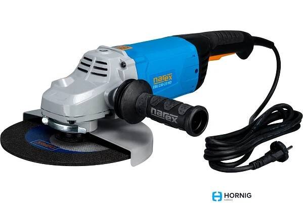 NAREX EBU 230-23 HD úhlová bruska 230mm, 2300W, Heavy Duty motor, SOFTSTART