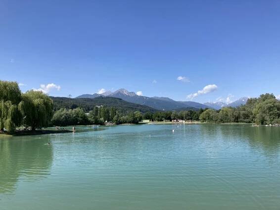 Baggersee Innsbruck for Challenge Walchsee swim training