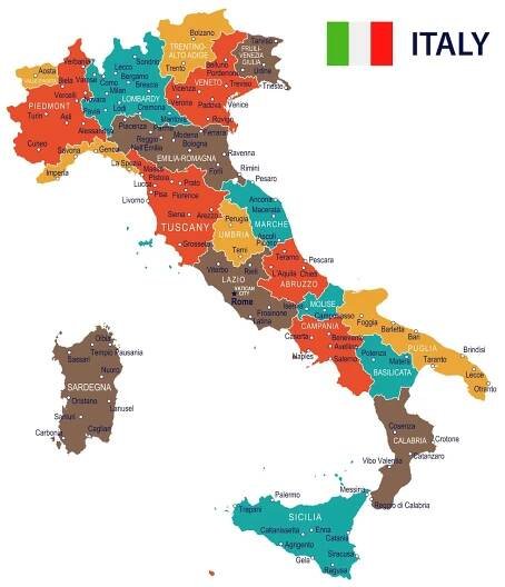 Map of Italy