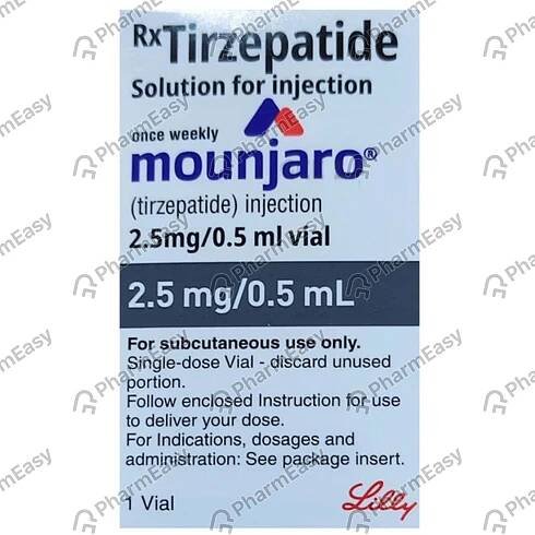 Mounjaro 2.5mg Vial Of 0.5ml Solution For Injection